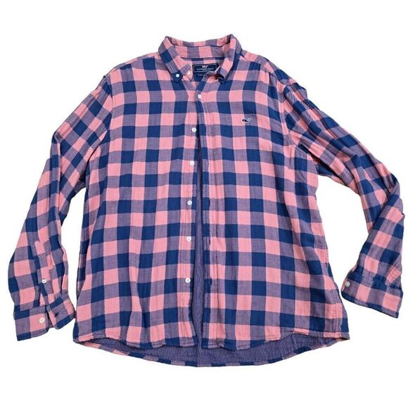 Vineyard Vines Casual Shirt Men's XL Multicolor Striped 100% Cotton Button Down - Picture 1 of 7